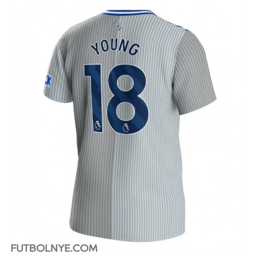 Camiseta Everton Ashley Young #18 Tercera Equipación 2023-24 manga corta